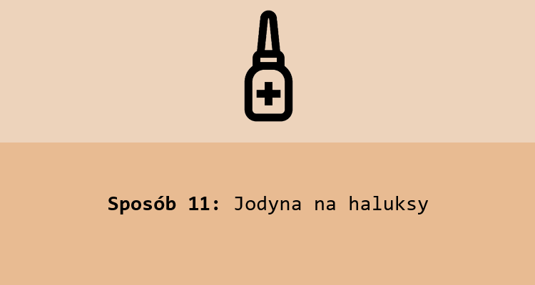 Sposób 11: Jodyna na haluksy
